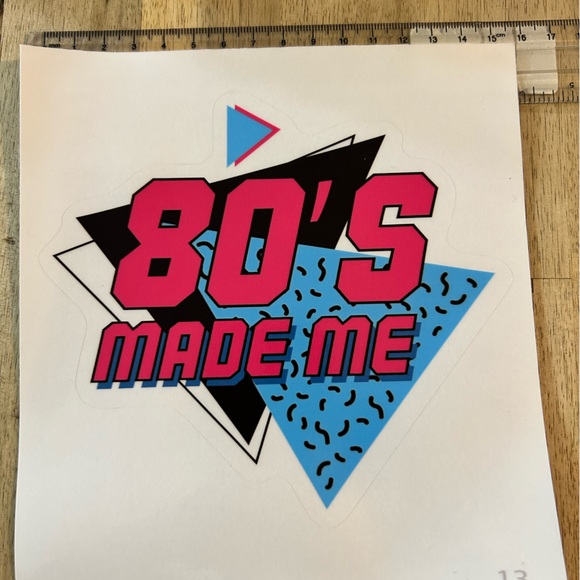 80's Made Me Sticker - Picture 2 of 3